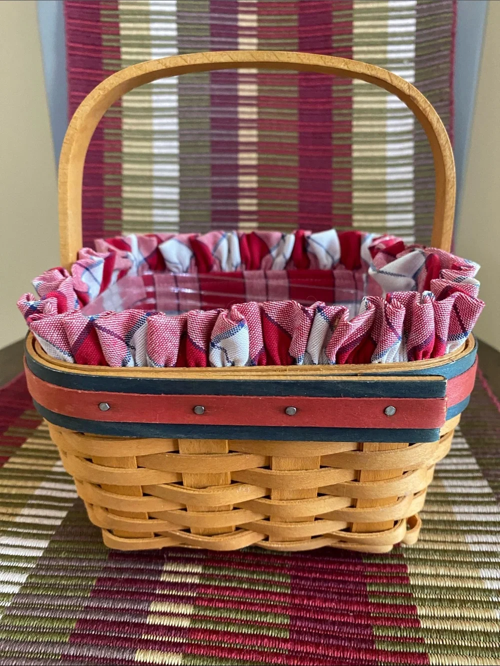 Longaberger 2001 All-American Strawberry Basket 🧺